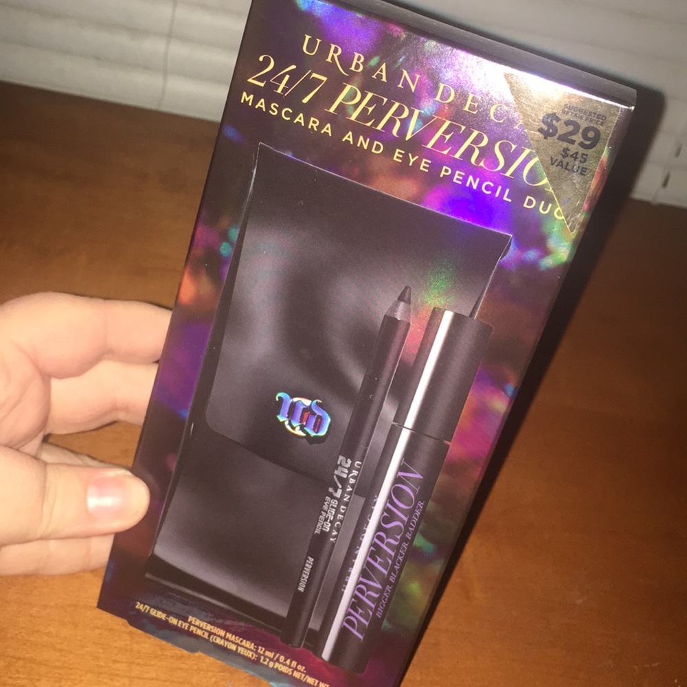 Urban Decay perversion mascara and eye pencil duo